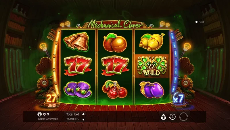 银河国际Microgaming蒸汽朋克风格老虎机界面